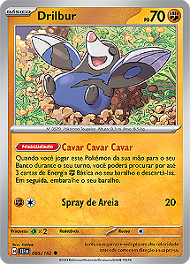 Drilbur (085/162) - Carta Avulsa Pokemon