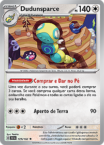 Dudunsparce (129/162) FOIL - Carta Avulsa Pokemon