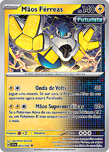 Mãos Férreas / Iron Hands (061/162) - Carta Avulsa Pokemon