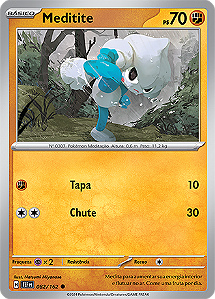 Meditite (082/162) - Carta Avulsa Pokemon