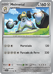 Melmetal (117/162) FOIL - Carta Avulsa Pokemon