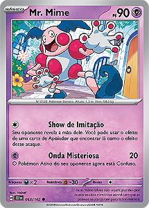 Mr. Mime (063/162) - Carta Avulsa Pokemon