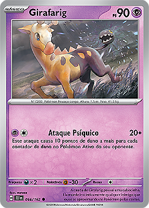 Girafarig (066/162) - Carta Avulsa Pokemon