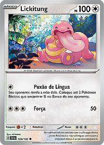 Lickitung (124/162) - Carta Avulsa Pokemon