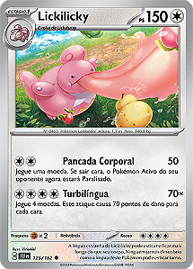 Lickilicky (125/162) REV FOIL - Carta Avulsa Pokemon