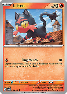 Litten (032/162) - Carta Avulsa Pokemon