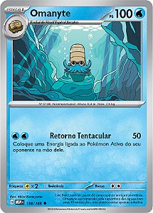 Omanyte (138/165) - Carta Avulsa Pokemon