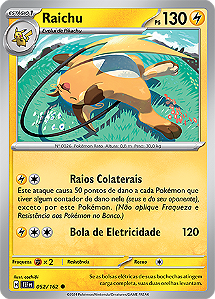 Raichu (052/162) - Carta Avulsa Pokemon