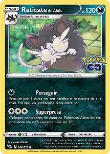 Raticate de Alola / Alolan Raticate (042/78) - Carta Avulsa Pokemon