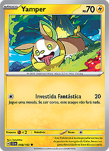 Yamper (058/162) - Carta Avulsa Pokemon