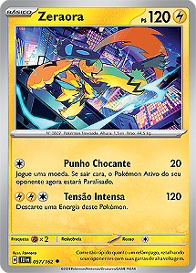 Zeraora (057/162) - Carta Avulsa Pokemon