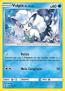 Vulpix de Alola / Alolan Vulpix (21/145) REV FOIL - Carta Avulsa Pokemon
