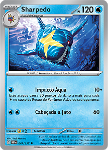 Sharpedo (047/197) - Carta Avulsa Pokemon