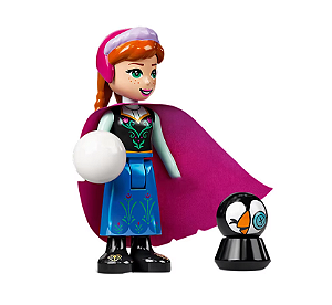 Anna com Pinguin (Frozen) - Minifigura de Montar Disney
