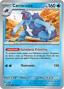 Carracosta (038/142) FOIL  - Carta Avulsa Pokemon