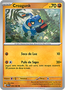 Croagunk (023/064) REV FOIL - Carta Avulsa Pokemon