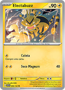Electabuzz (046/142) REV FOIL - Carta Avulsa Pokemon