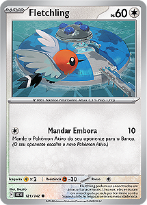 Fletchling (121/142) - Carta Avulsa Pokemon