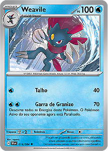 Weavile (014/064) REV FOIL - Carta Avulsa Pokemon