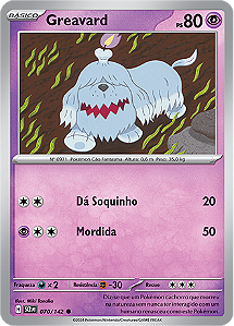 Greavard (070/142) - Carta Avulsa Pokemon