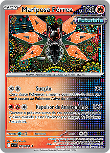 Mariposa Férrea / Iron Moth (009/064) - Carta Avulsa Pokemon
