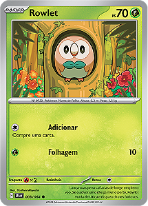 Rowlet (003/064) - Carta Avulsa Pokemon