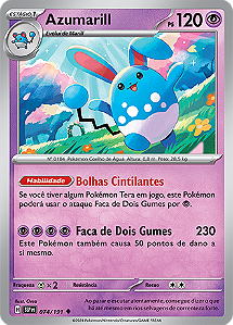 Azumarill (074/191) - Carta Avulsa Pokemon
