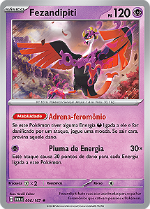 Fezandipiti (096/167) FOIL - Carta Avulsa Pokemon