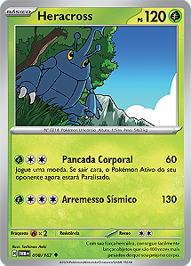 Heracross (008/167) - Carta Avulsa Pokemon