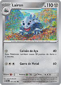 Lairon (121/167) REV FOIL - Carta Avulsa Pokemon