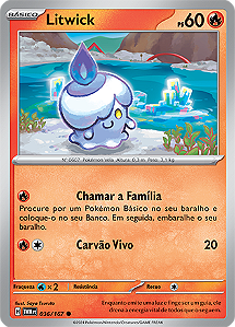Litwick (036/167) - Carta Avulsa Pokemon