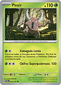 Pinsir (003/167) - Carta Avulsa Pokemon