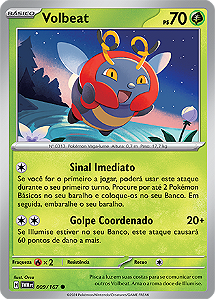 Volbeat (009/167) - Carta Avulsa Pokemon