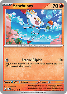 Scorbunny (026/142) REV FOIL - Carta Avulsa Pokemon