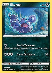 Skorupi (121/202) REV FOIL - Carta Avulsa Pokemon
