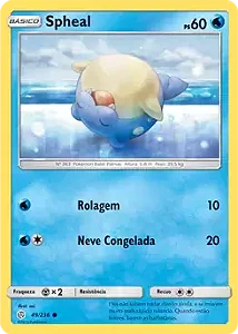 Spheal (49/236) - Carta Avulsa Pokemon