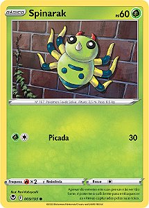Spinarak (003/195) - Carta Avulsa Pokemon