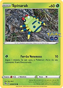 Spinarak (006/078) - Carta Avulsa Pokemon