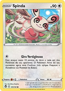 Spinda (141/195) - Carta Avulsa Pokemon