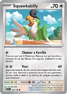 Squawkabilly (162/198) REV FOIL - Carta Avulsa Pokemon