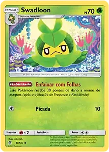 Swadloon (8/236) - Carta Avulsa Pokemon