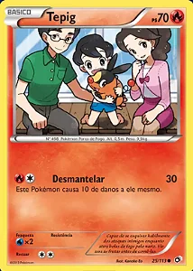 Tepig (25/113) - Carta Avulsa Pokemon