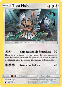 Tipo Nulo / Type: Null (89/111) - Carta Avulsa Pokemon