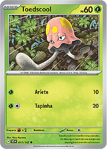 Toedscool (017/142) - Carta Avulsa Pokemon