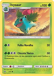 Ivysaur (2/73) - Carta Avulsa Pokemon