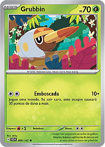 Grubbin (009/142) REV FOIL - Carta Avulsa Pokemon