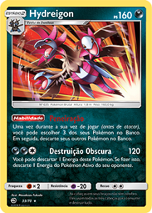 Hydreigon (33/70) FOIL - Carta avulsa Pokemon