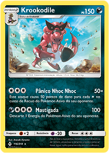 Krookodile (116/214) - Carta Avulsa Pokemon