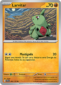 Larvitar (080/159) - Carta Avulsa Pokemon