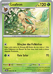 Leafeon (005/131) REV FOIL - Carta Avulsa Pokemon